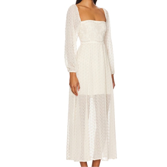 Free People Malina Maxi Dress Tea - Picture 3 of 9